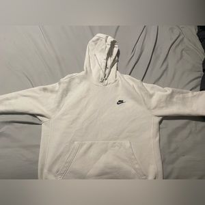 White Nike hoodie L